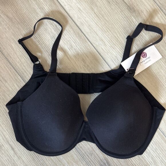 New w/ Tags Secret Treasures 40C Black Nursing Bra Underwire Adjustable Comfort - Picture 8 of 8